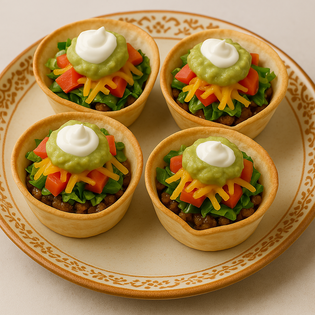 build-your-own taco cups