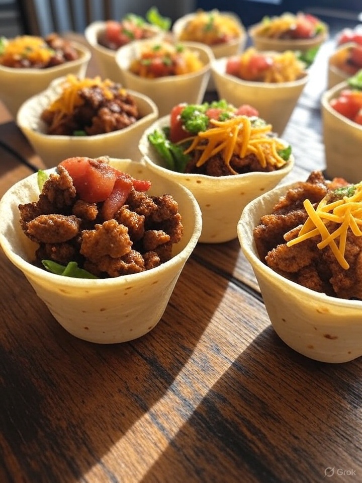 Build-Your-Own Taco Cups