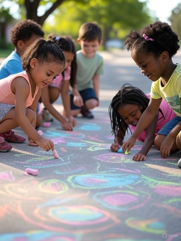 Homemade Sidewalk Chalk