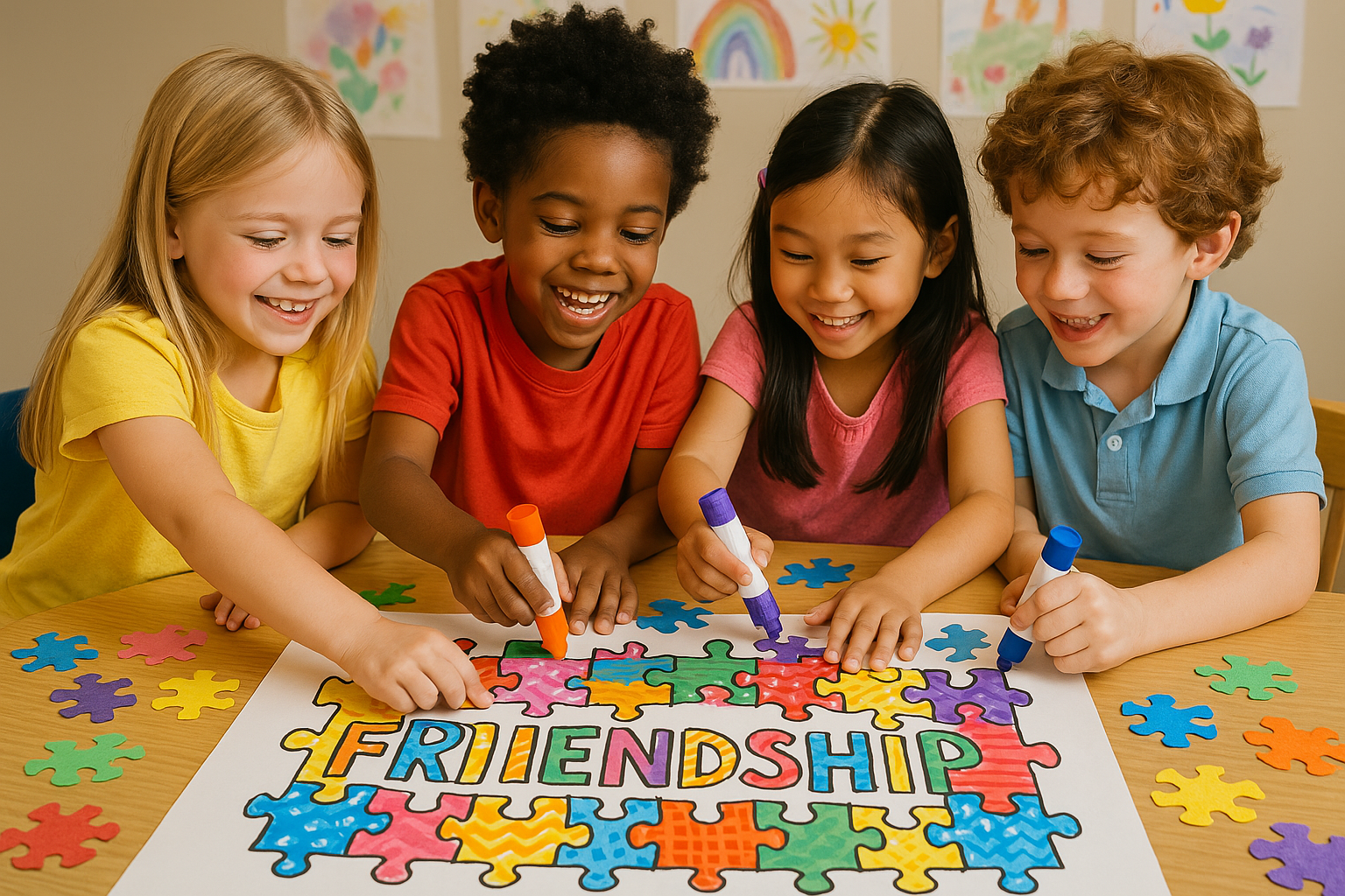 Friendship Puzzle Art