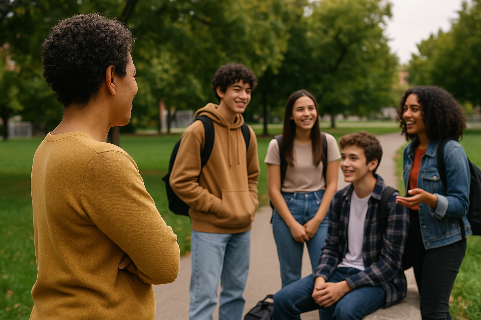 Small Town Socializing: