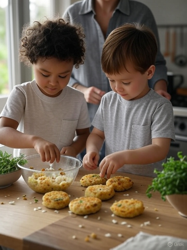 Savory Veggie & Rice Fritters