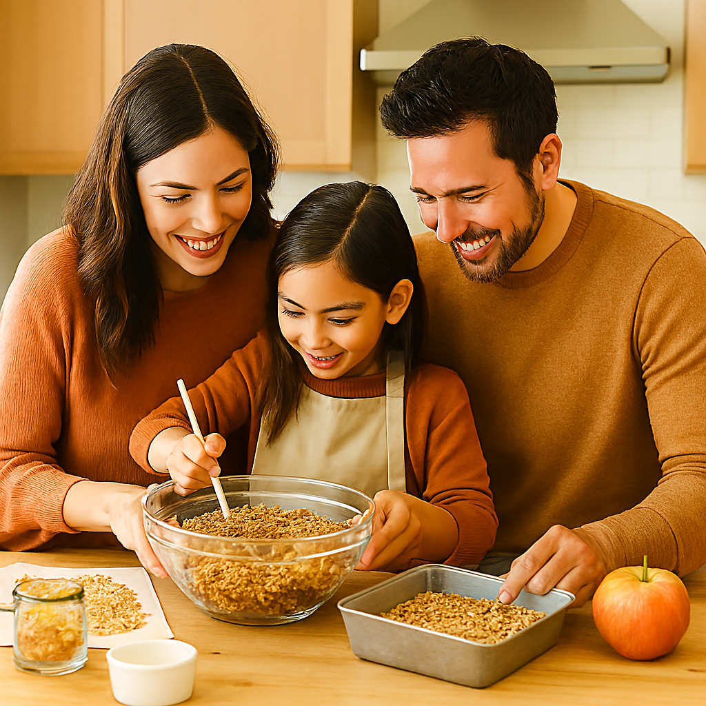 Apple Spice Granola Bars