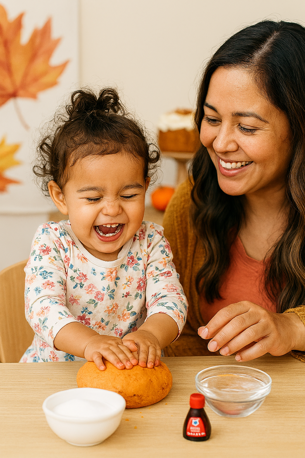 Pumpkin Spice Playdough