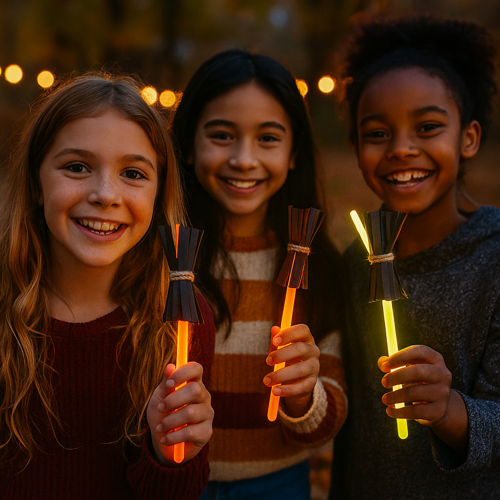 Glow Stick Broomsticks