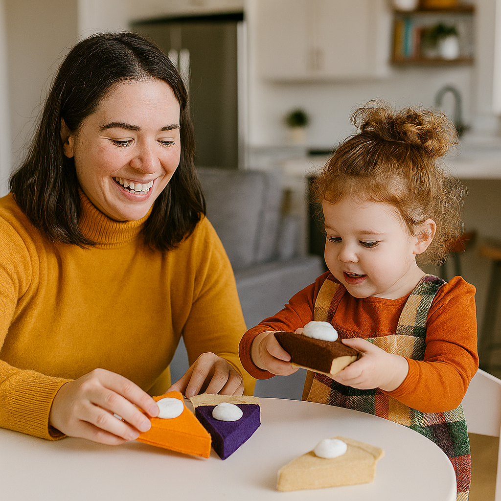 No-Sew Felt Pie Slices