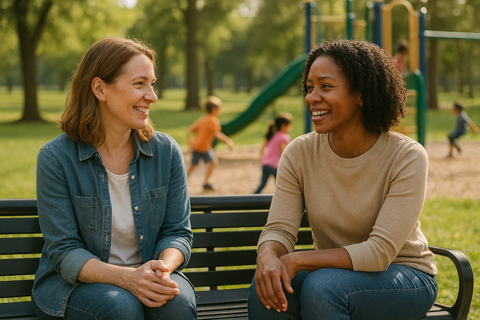 Two adults navigate their friendship together.